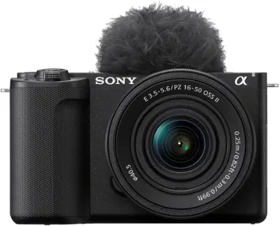 Sony - Alpha ZVE10 II: APS-C Content Creators’ Camera Kit - Black