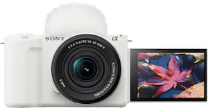Sony - Alpha ZV-E10 II Mirrorless Content Creators’ Camera Kit with 16-50mm Lens - White