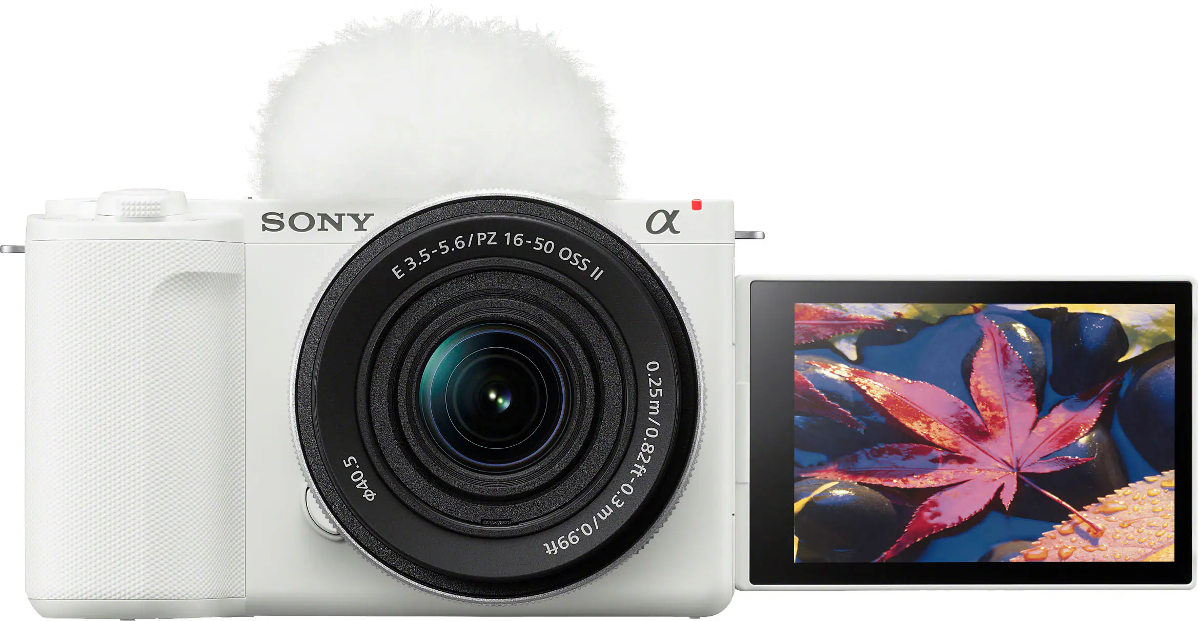 Sony - Alpha ZV-E10 II Mirrorless Content Creators’ Camera Kit with 16-50mm Lens - White