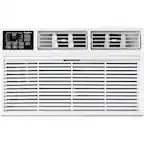 Front. Whirlpool - 10,000 BTU 230V Through the Wall Air Conditioner with Supplemental Heat - White.