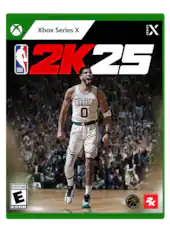 Xbox Series X NBA 2K25: An all-new basketball experience featuring the Boston Celtics. ESRB Rating: E for Everyone.