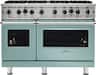 Viking - 48 in. Wide 8 Burner 5-Series Gas Open Burner Range - Splash