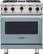 Front. Viking - 5-Series Gas Open Burner Range - November Sky.