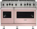 Front. Viking - 5-Series Gas Open Burner Range - Blush.
