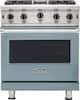 Front. Viking - 5-Series Gas Open Burner Range - November Sky.