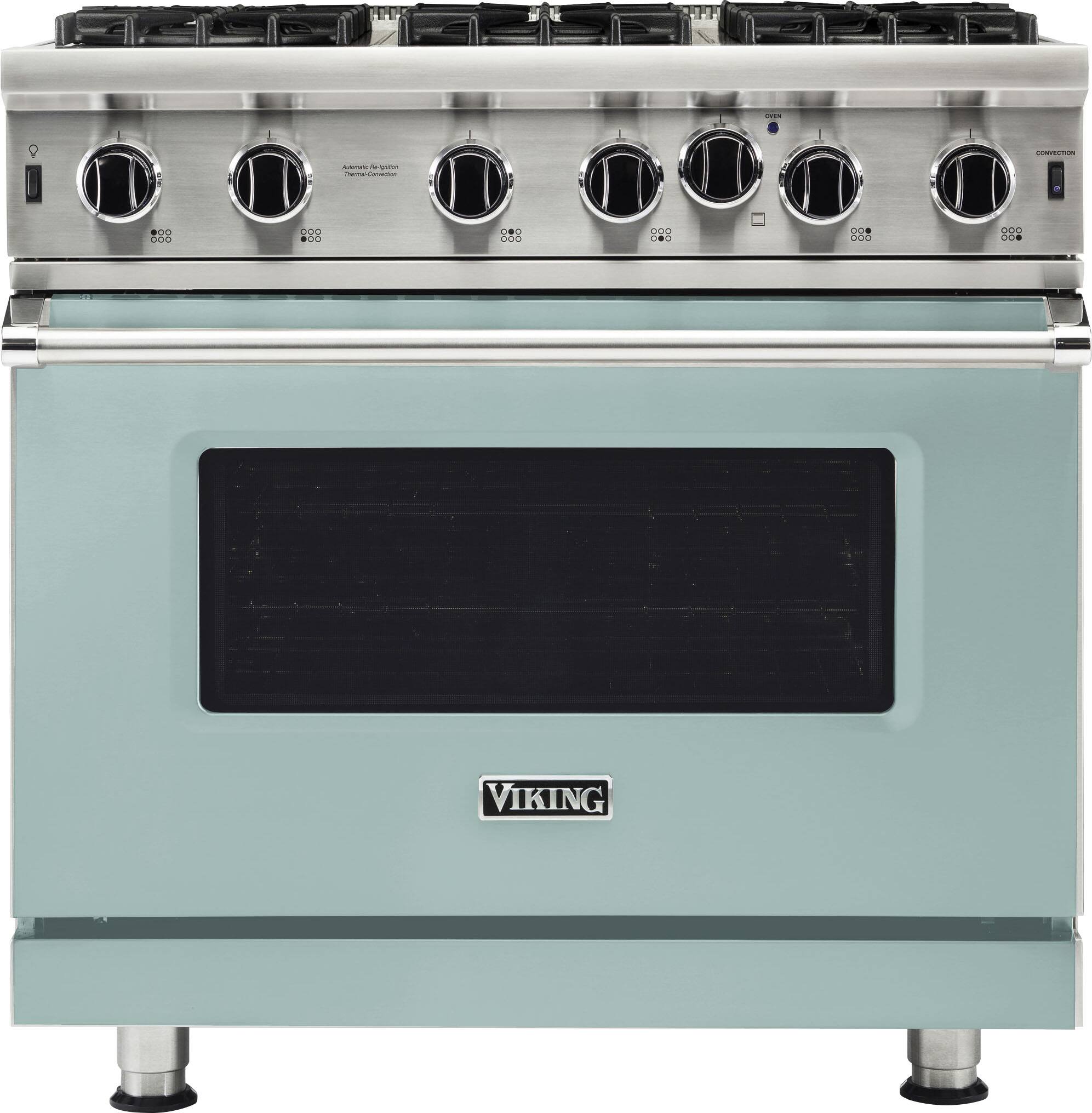 Viking - 5-Series Gas Open Burner Range - Splash