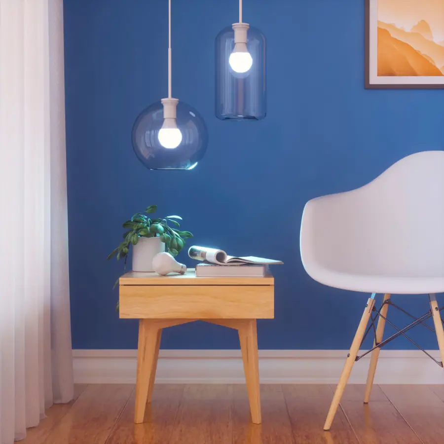Alt View 12. Nanoleaf - Nanoleaf Matter A19 Smart LED Light Bulb - WiFi & Matter-Enabled (4 Pack) - Multicolor.