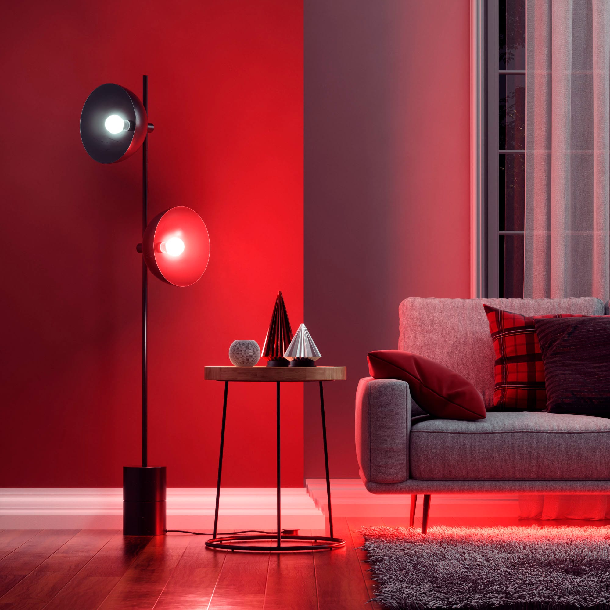 Alt View 15. Nanoleaf - Nanoleaf Matter A19 Smart LED Light Bulb - WiFi & Matter-Enabled (4 Pack) - Multicolor.