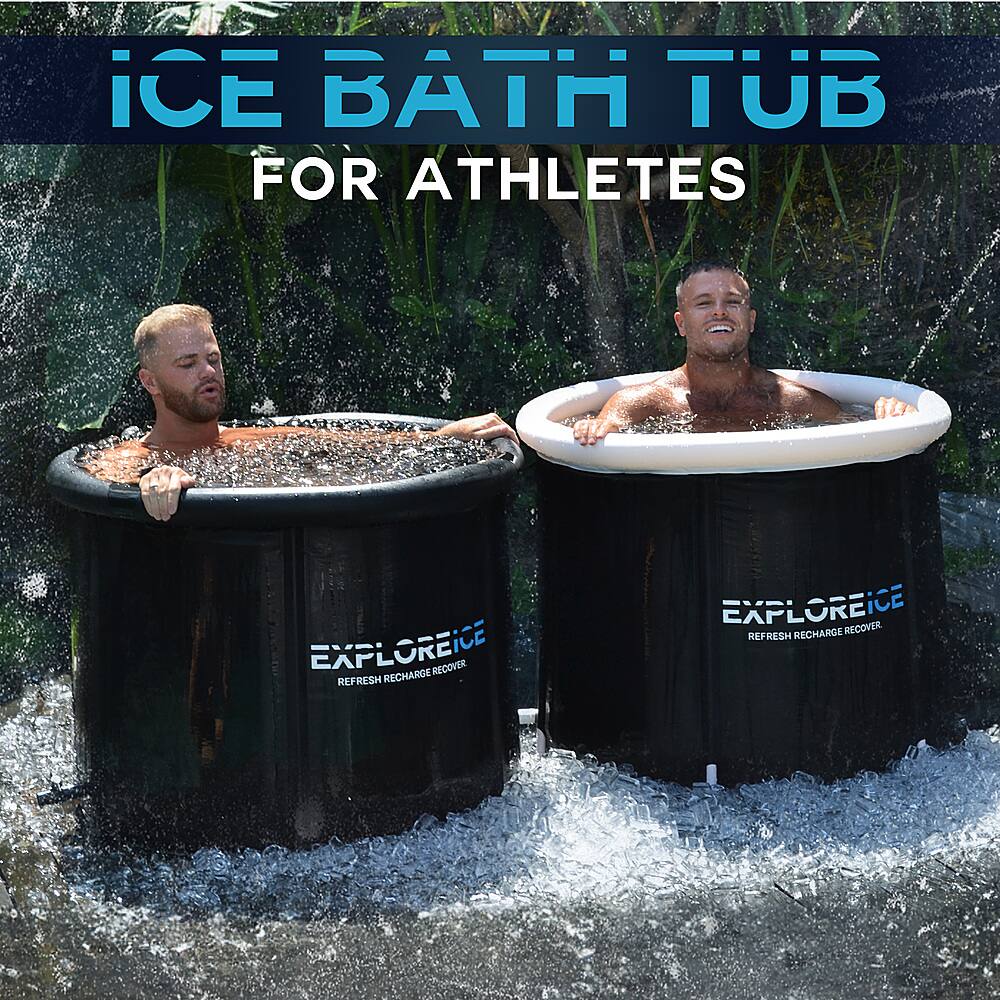 ICE BATH TUB FOR ATHLETES EXPLORE ICE RECHARGE RECOVER REFRESH