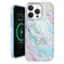 Alt View 11. Velvet Caviar - MagSafe iPhone 15 Pro Max Case - Holo Moonstone Marble.
