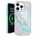Alt View 11. Velvet Caviar - MagSafe iPhone 15 Pro Max Case - Holo Moonstone Marble.