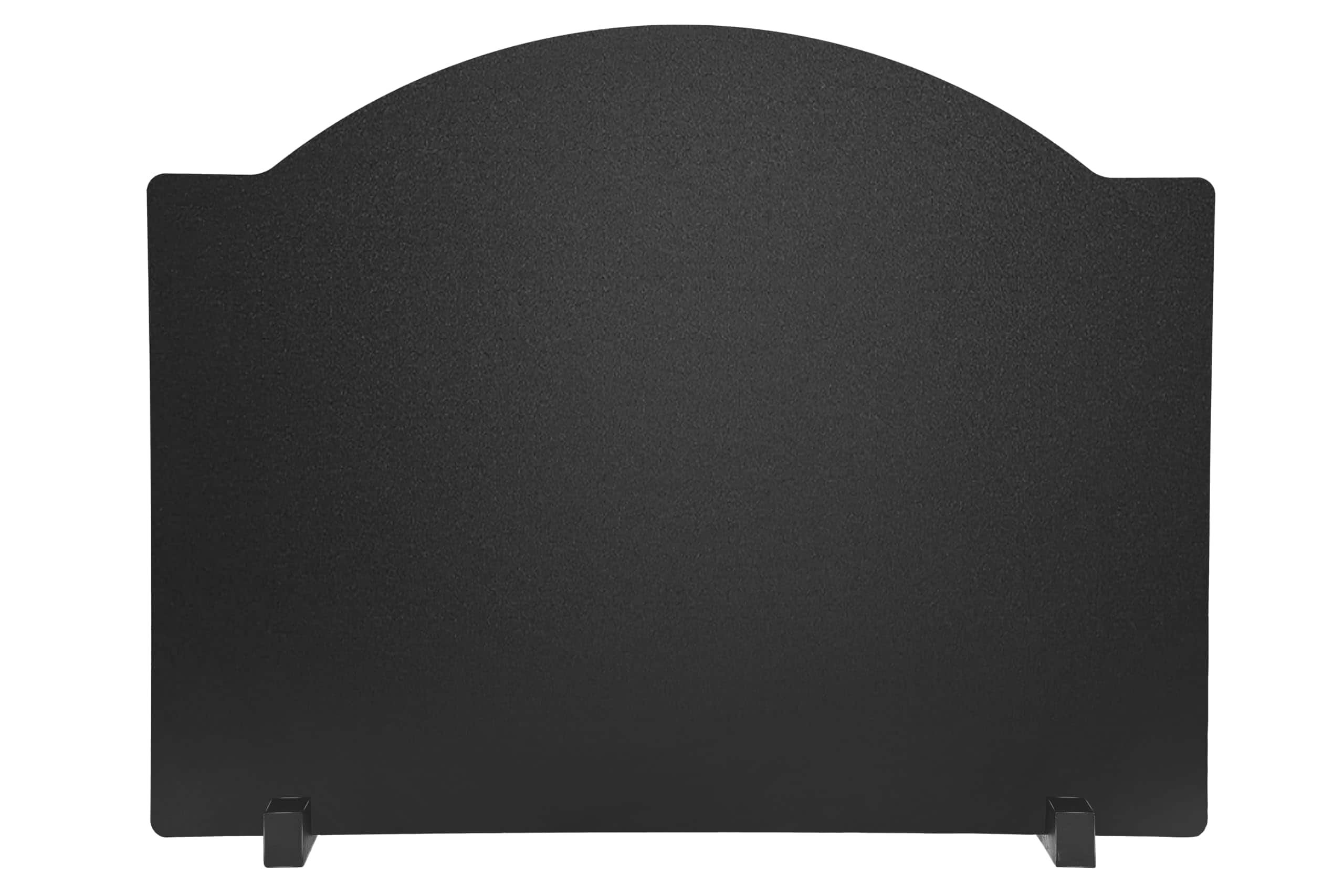 Front. JETRANSPORT - 26" Fireplace Plates With Feet Lightweight Firebacks For Iron Reflector Plate Heat Wall Protection Resistance - 22 inch Half hollow.