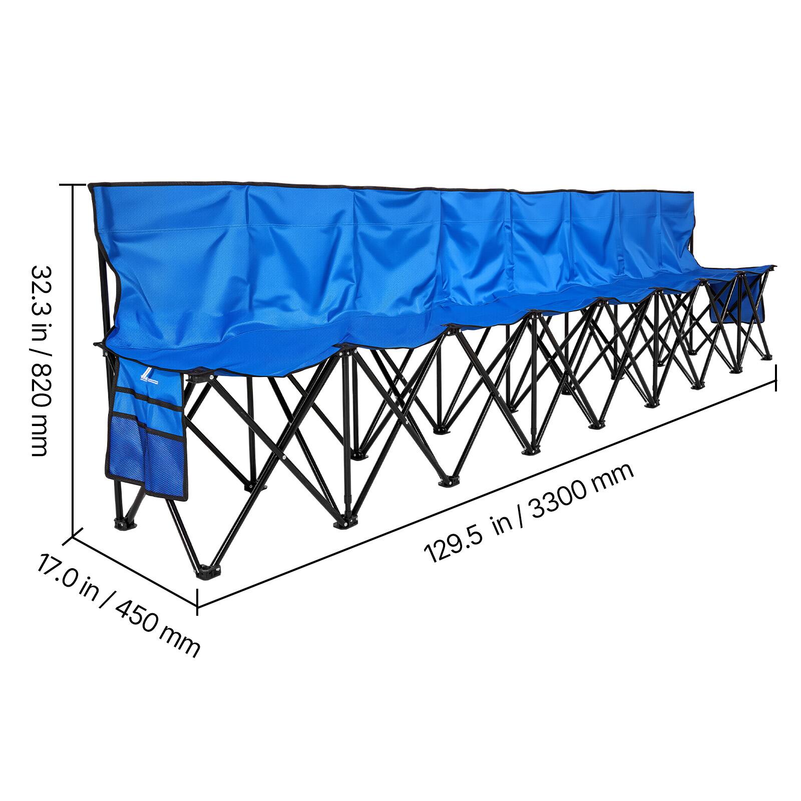 32.3 in / 820 mm  
17.0 in / 450 mm  
129.5 in / 3300 mm