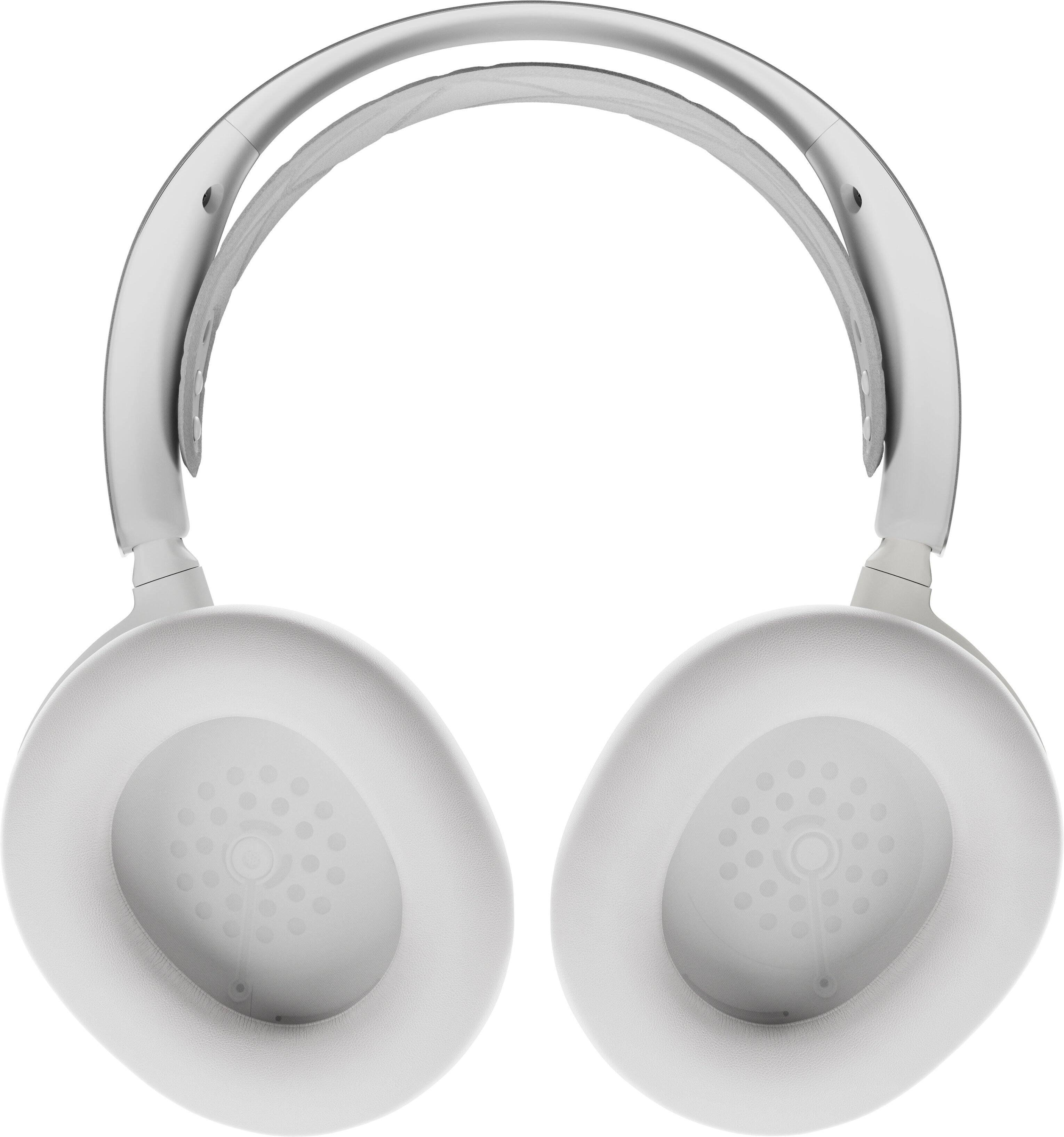 Alt View 10. SteelSeries - Arctis Nova Pro Wireless Over-the-Ear Gaming Headset with 2.4Ghz/Bluetooth for PC, PS5, PS4, Switch and Switch 2 - White.