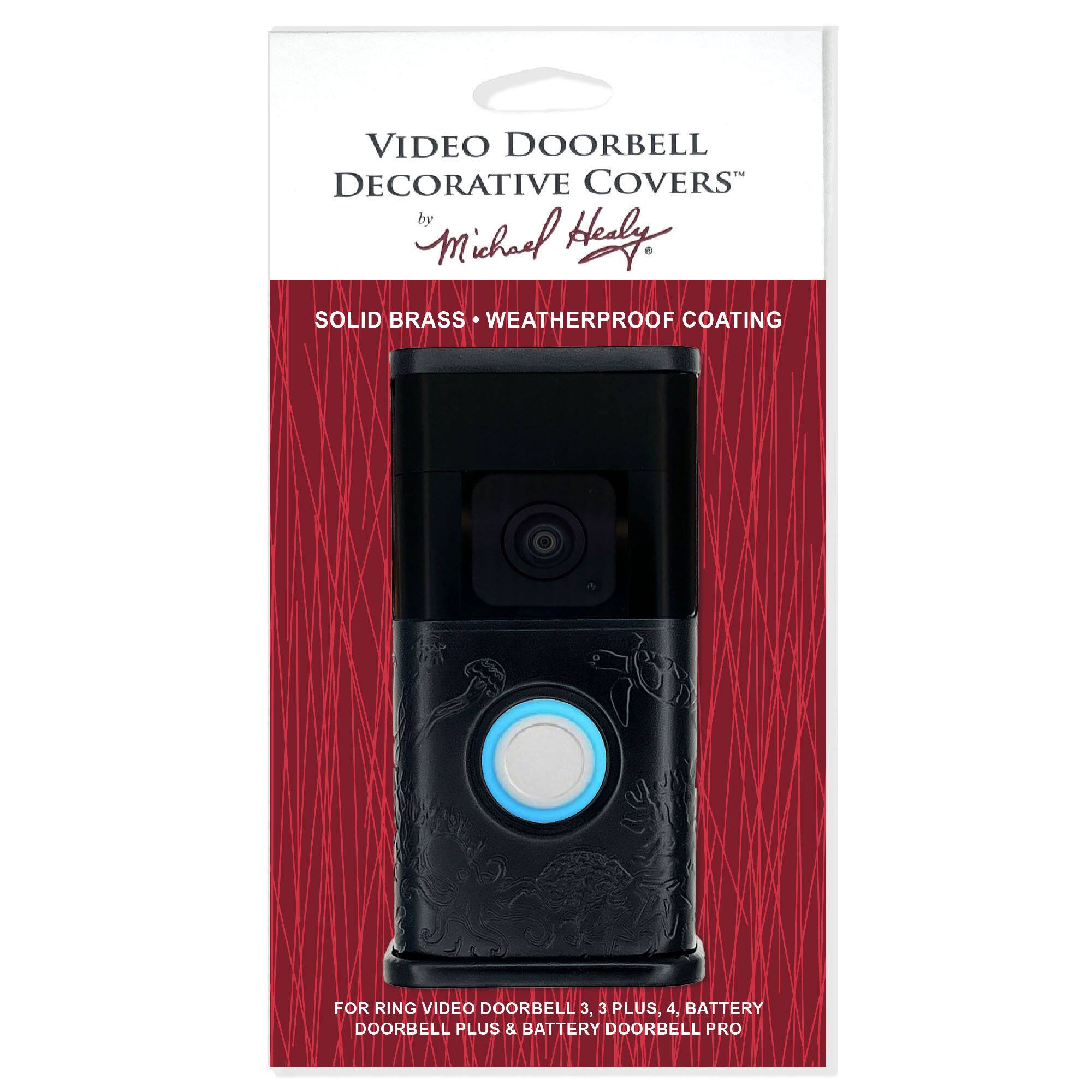 VIDEO DOORBELL DECORATIVE COVERS by Michnal Hely
SOLID BRASS WEATHERPROOF COATING FOR RING VIDEO DOORBELL 3, 3 PLUS, 4, BATTERY DOORBELL PLUS & BATTERY DOORBELL PRO
