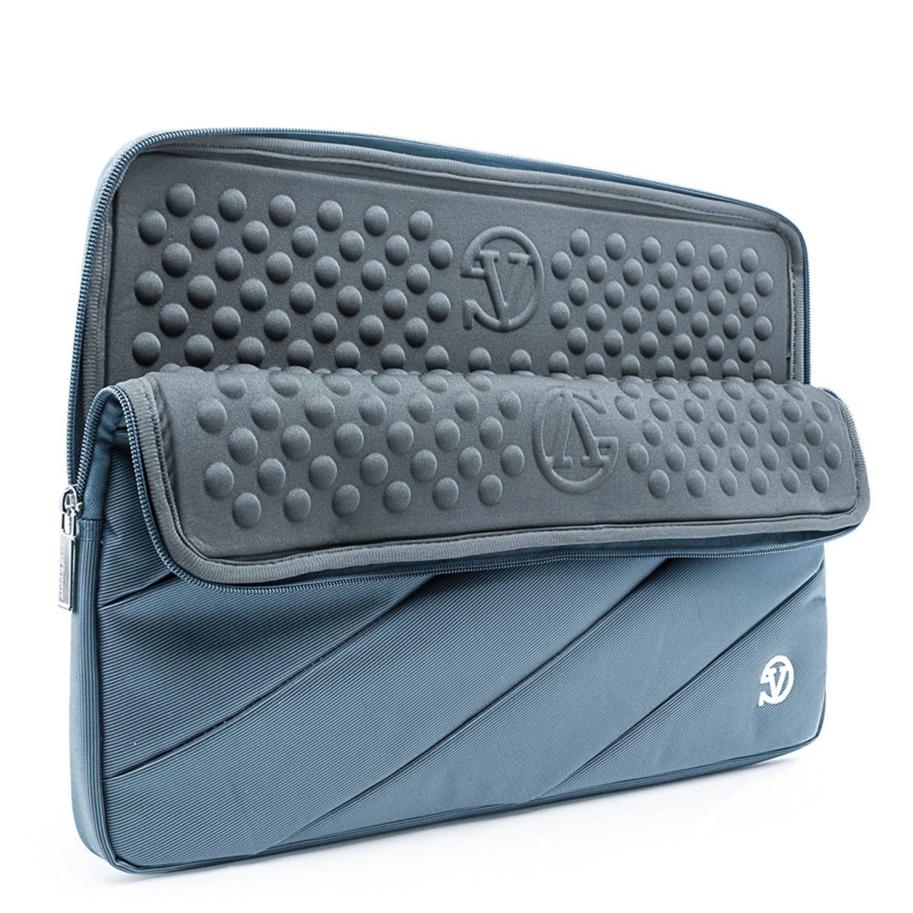 Back. Kitcheniva - Shock Proof Sleeve Bag Case For 15" Laptop Blue - Blue.