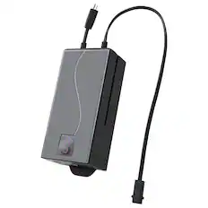 Front. VEVOR - Battery Pack for Reclining Furniture, 5000 mAh Rechargeable Recliner Battery Pack - Black.