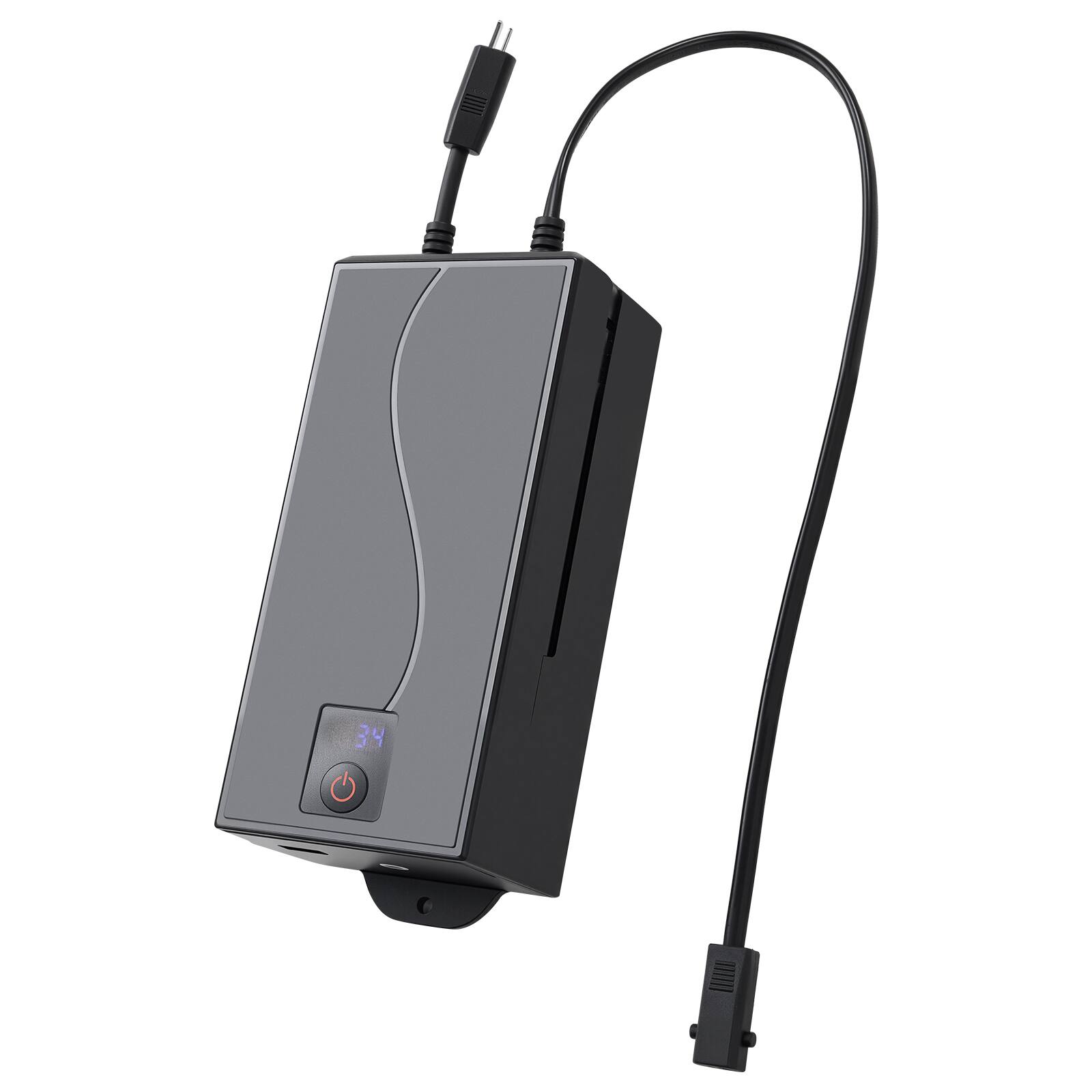 Front. VEVOR - Battery Pack for Reclining Furniture, 5000 mAh Rechargeable Recliner Battery Pack - Black.