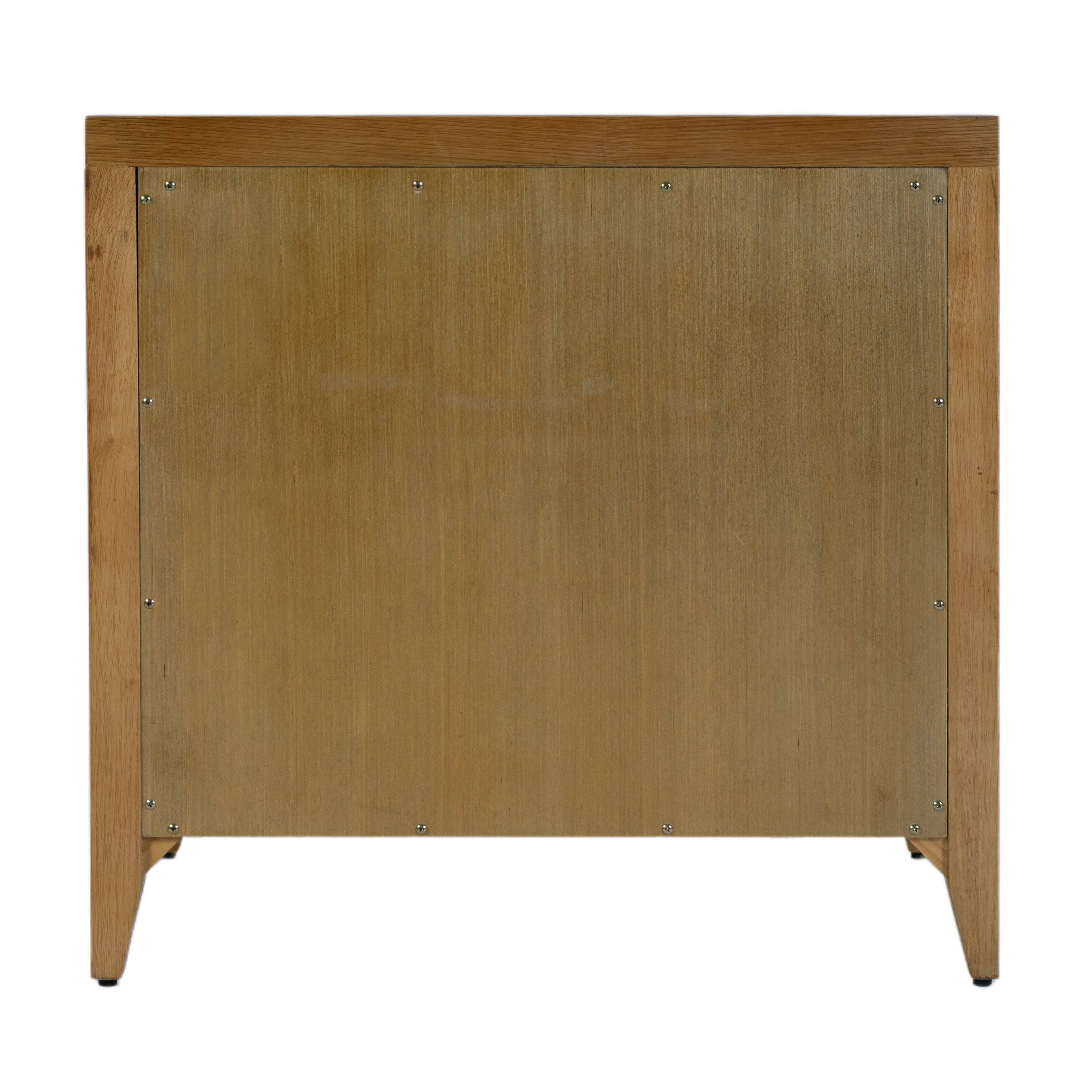 Alt View 5. Butler Specialty - Dana 28 in. W Rectangular Wood 2 Drawer Nightstand with Top Shelf - Natural.