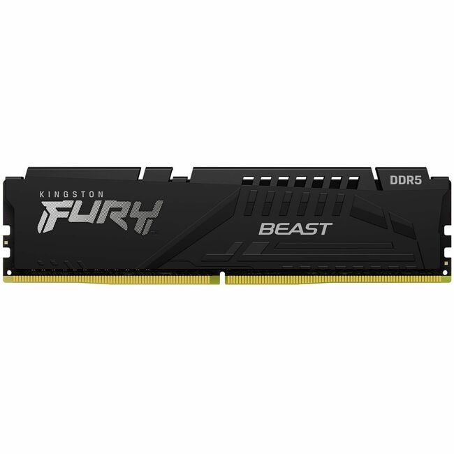 Kingston - FURY Beast RAM Module - For Motherboard - 64 GB (1 x 64GB) - DDR5-5600/PC5-44800 DDR5 SDRAM - 5600 MHz - Unknown