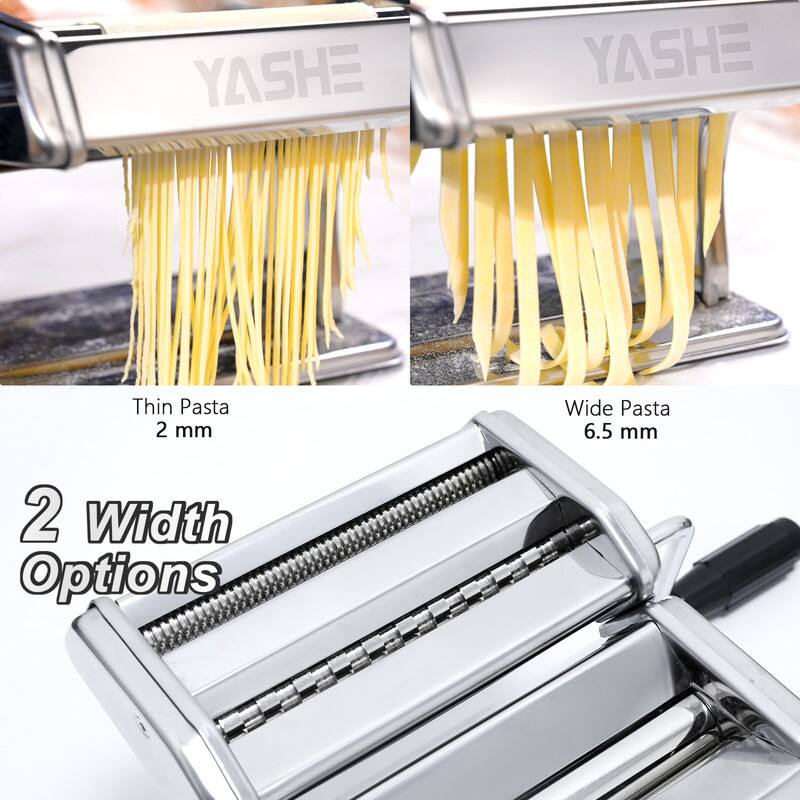 YASHE

Thin Pasta 2 mm

Wide Pasta 6.5 mm

2 Width Options