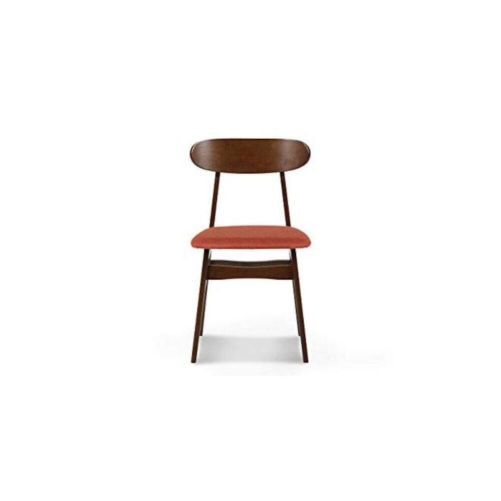 Alt View 1. New Classic Furniture - Morocco Orange Solid Wood Dining Chair (Set of 4) - Orange.