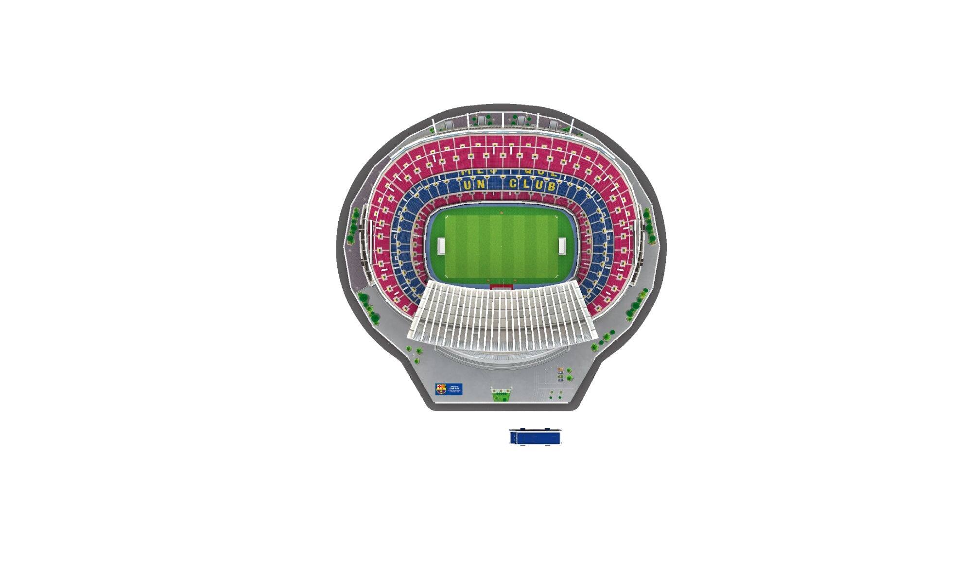 Alt View 4. Banbo Toys - Banbo Toys Spotify Camp Nou (FCB) Stadium 3D Puzzle.