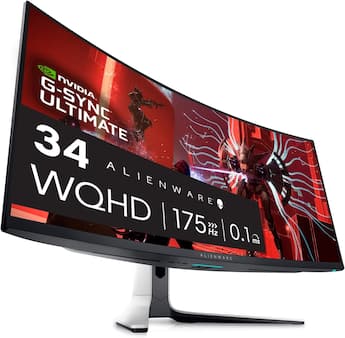 Alienware 34 Inch Curved PC Gaming Monitor (AW3423DW ) Lunar Light Alienware 34 Inch Curved PC Gaming Monitor (AW3423DW ) Lunar Light