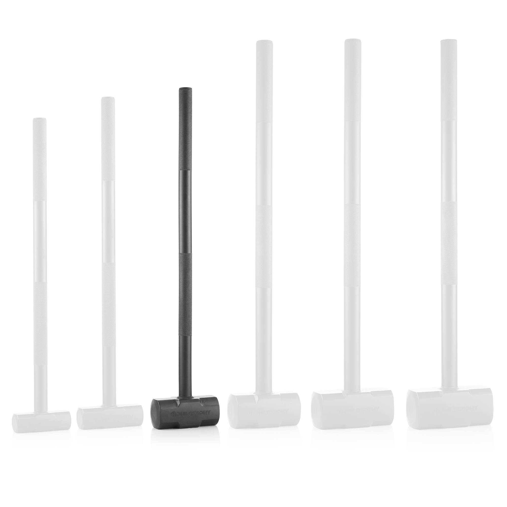 Alt View 4. Philosophy Gym - Fitness Hammer - Steel Hammer for Strength Training - Black.