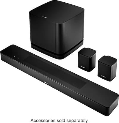 Bose Smart Soundbar with Dolby Atmos and Voice Control Black Bose Smart Soundbar with Dolby Atmos and Voice Control Black
