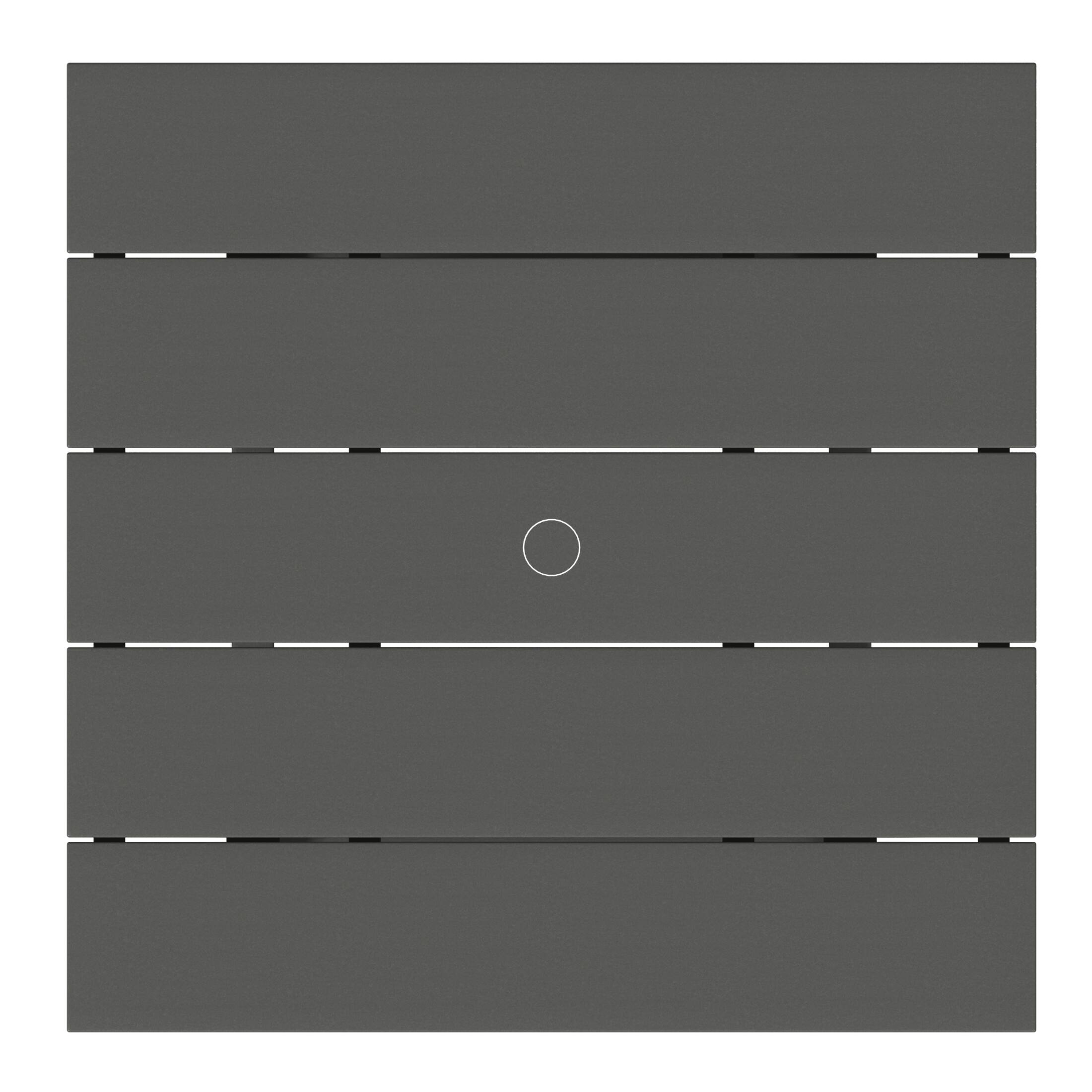 Alt View 3. WestinTrends - WestinTrends Ashore Outdoor HDPE 36" Square Patio Dining Table with Umbrella Hole - Gray.