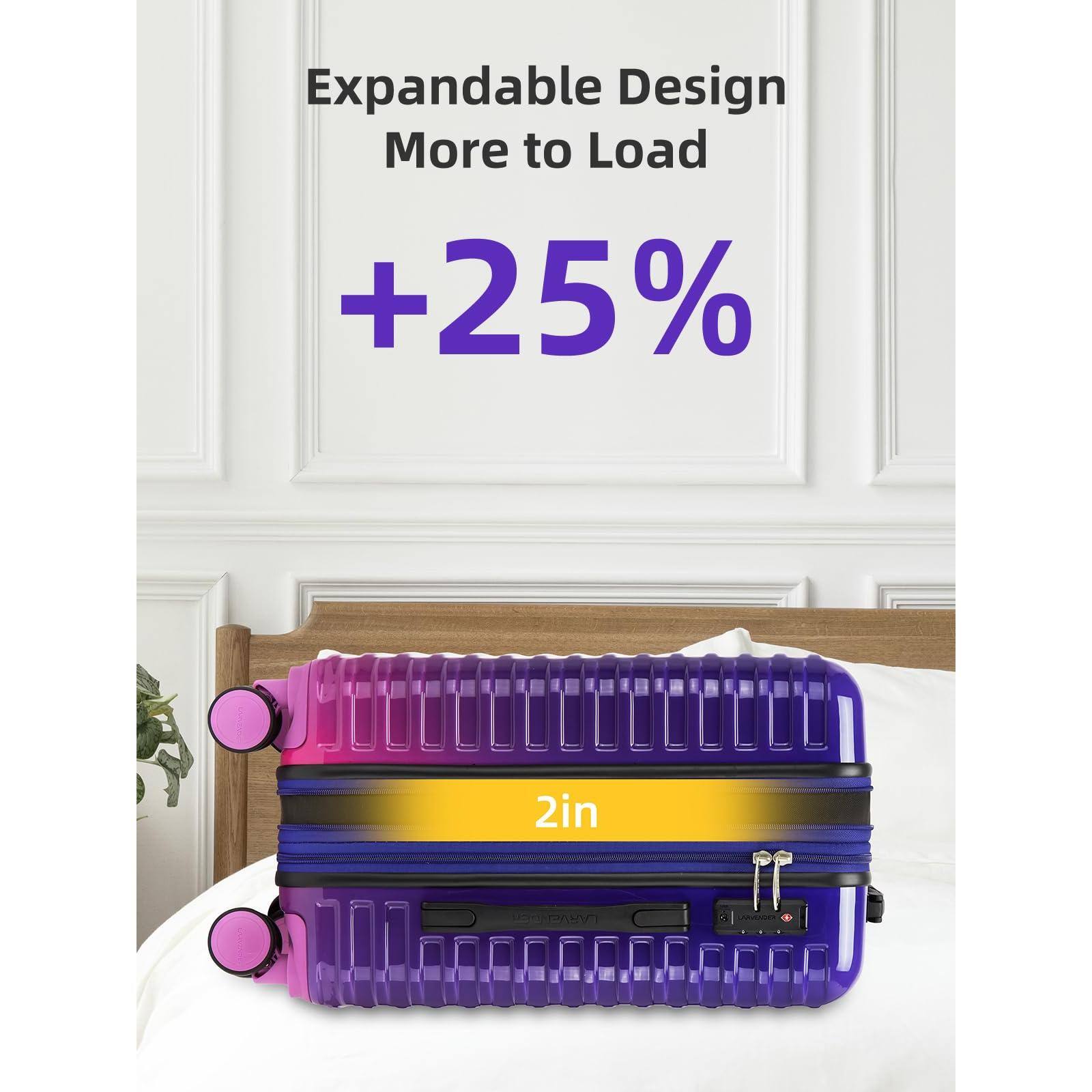 Expandable Design  
More to Load  
+25%  

2in