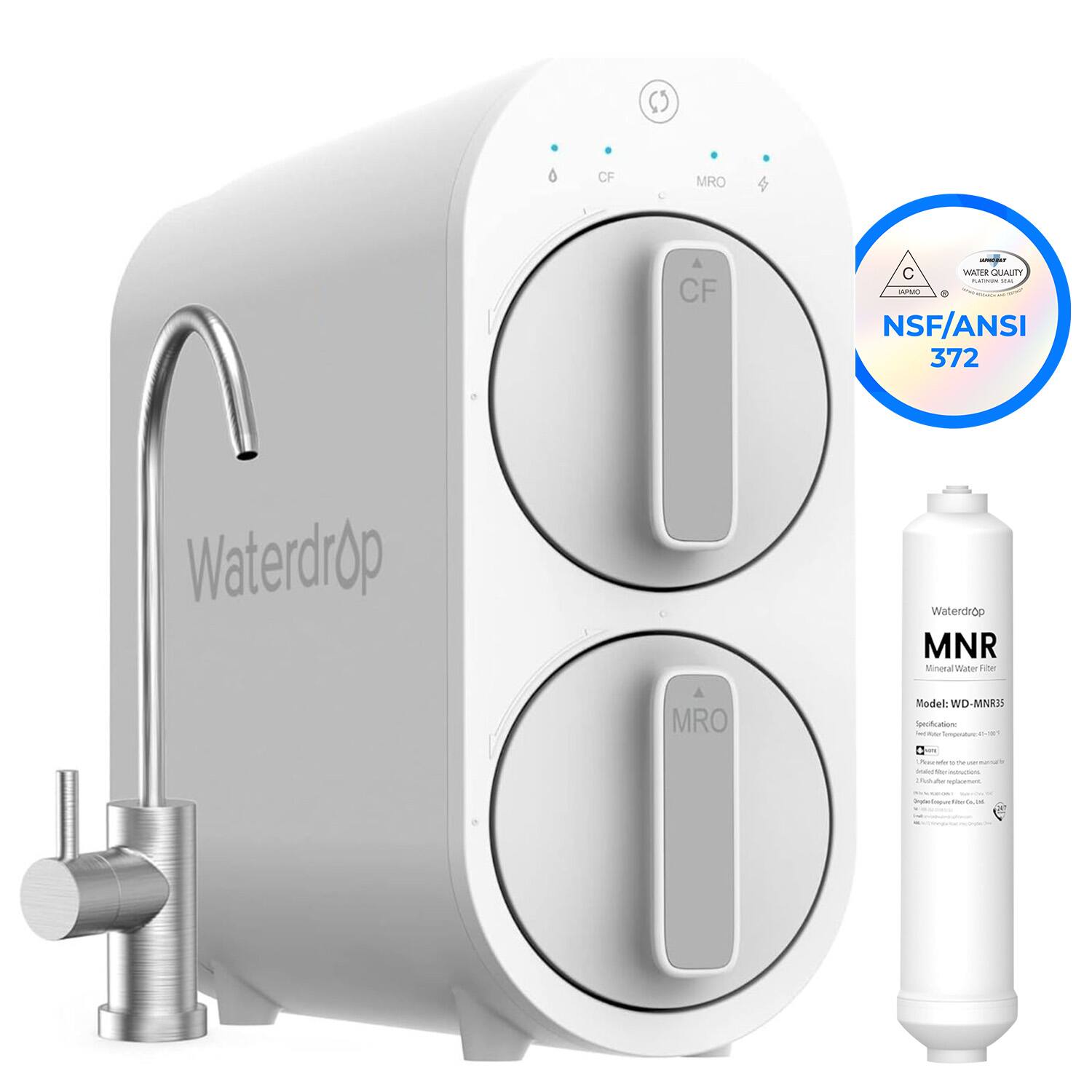 Waterdrop - G2 Reverse Osmosis System Extra WD-MNR35 Water Filter - White