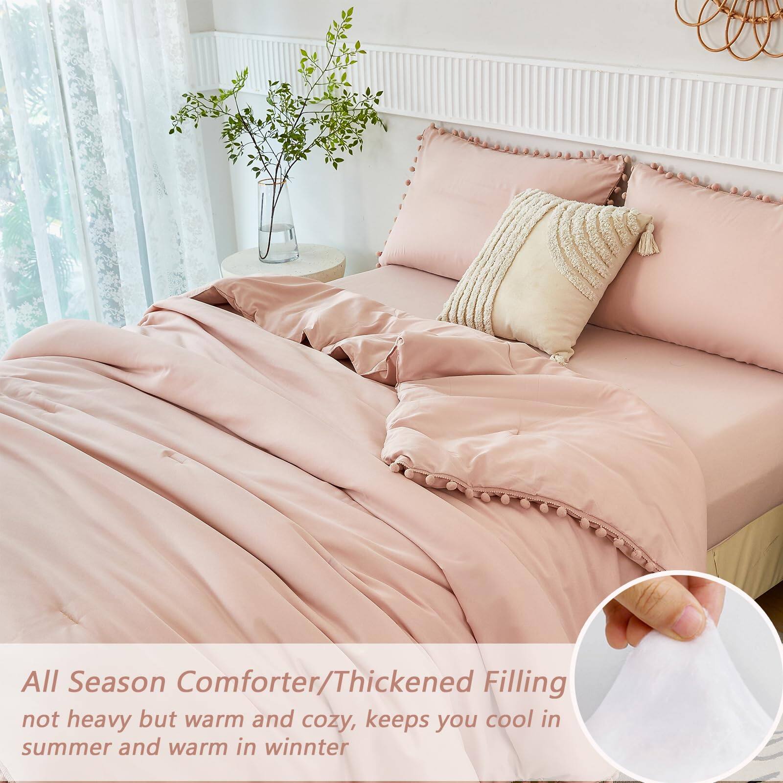 All Season Comforter/Thickened Filling  
not heavy but warm and cozy, keeps you cool in summer and warm in winter