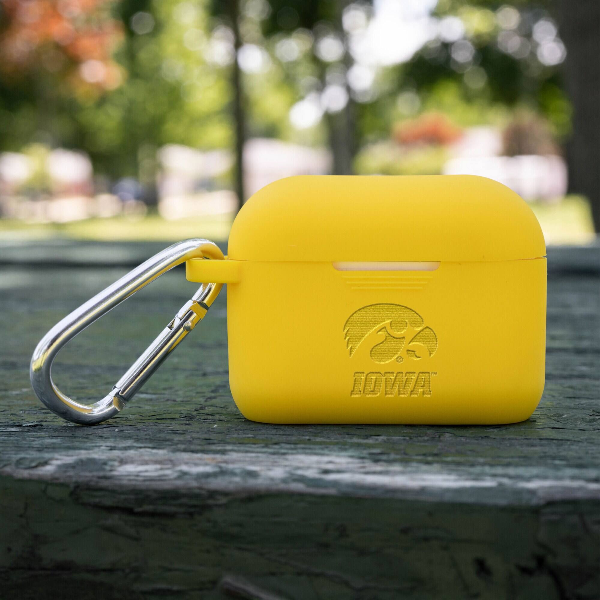 Alt View 1. Affinity Bands - Iowa Hawkeyes Debossed Silicone Airpods Pro Case Cover - No Size - Multicolor.