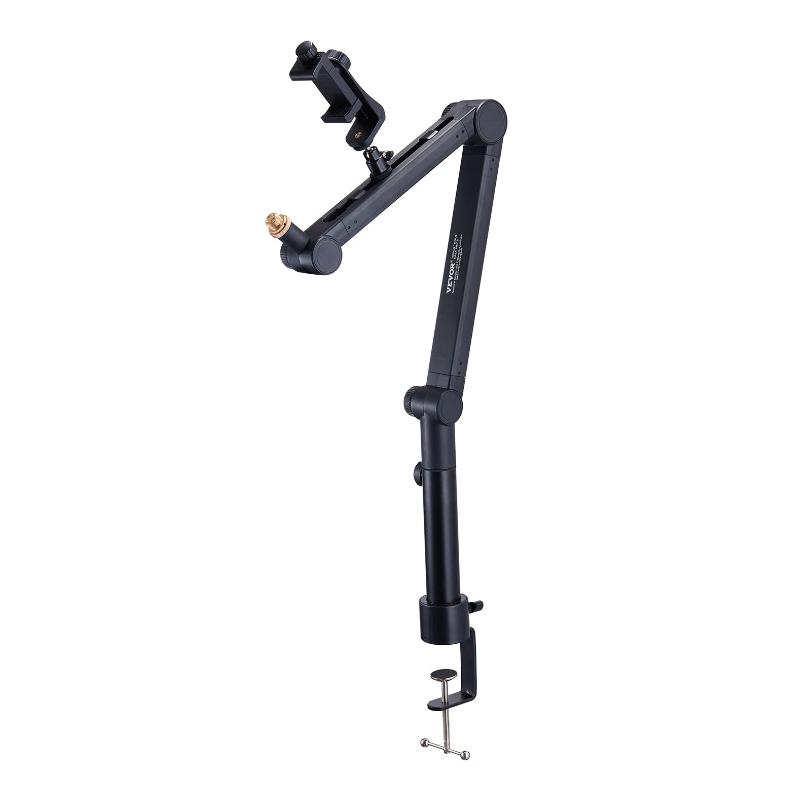 Alt View 6. Fabibe - Microphone Boom Arm Adjustable Mic Stand With Cable Management Desk Mount Clamp Detachable Extension Rod 3/8" To... - Mic Boom Arm.