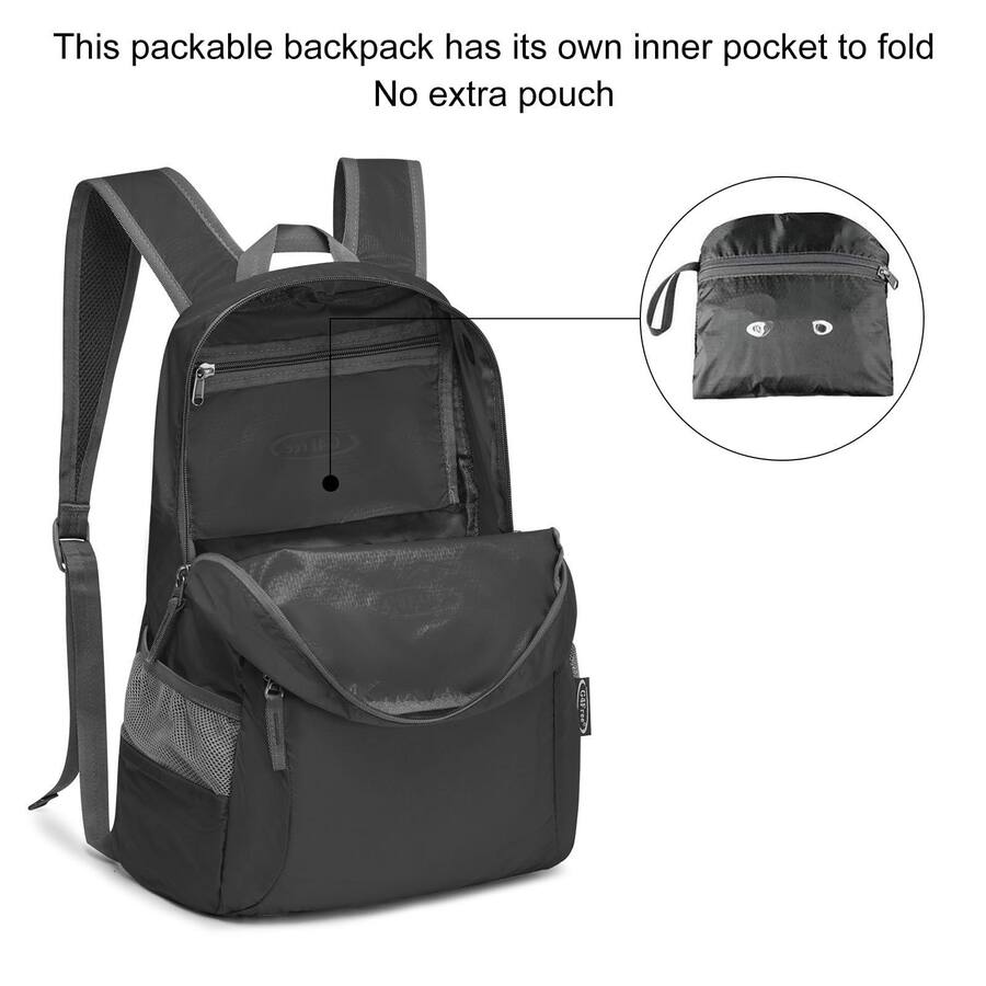 Cozy Serene 20l Lightweight Packable Backpack Travel Hiking Daypack ...