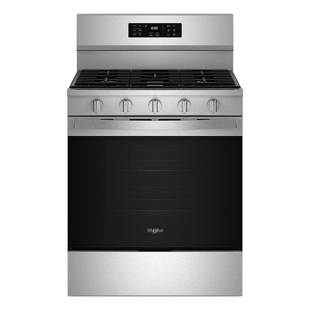 Best Buy: Whirlpool 5.0 Cu. Ft. Freestanding Single Gas Range with Air ...