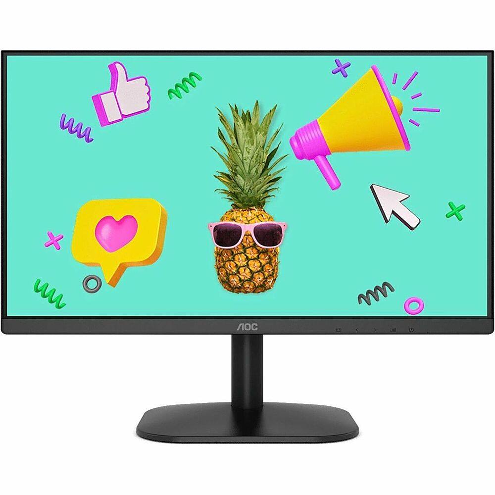AOC 21.5" VA LED FHD 100Hz Monitor (VGA, USB, HDMI, DVI) Textured Black