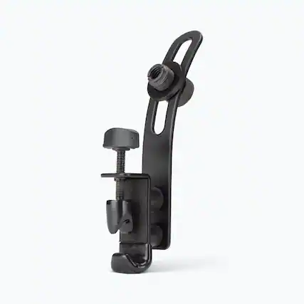 Front. On Stage Stands - On-Stage DM50 Drum Rim Microphone Clamp - Black.