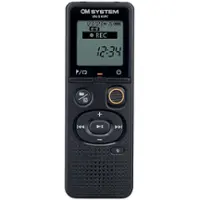 OM System - VN-541PC Digital Voice Recorder - Black - Front_Zoom