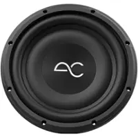 AudioControl - Space Series 10” Single-Voice-Coil 2-Ohm Low-Profile Subwoofer - Black - Front_Zoom