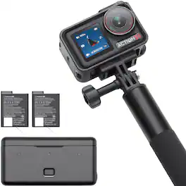 DJI - Osmo Action 5 Pro 4K Action Camera Adventure Bundle - Black
