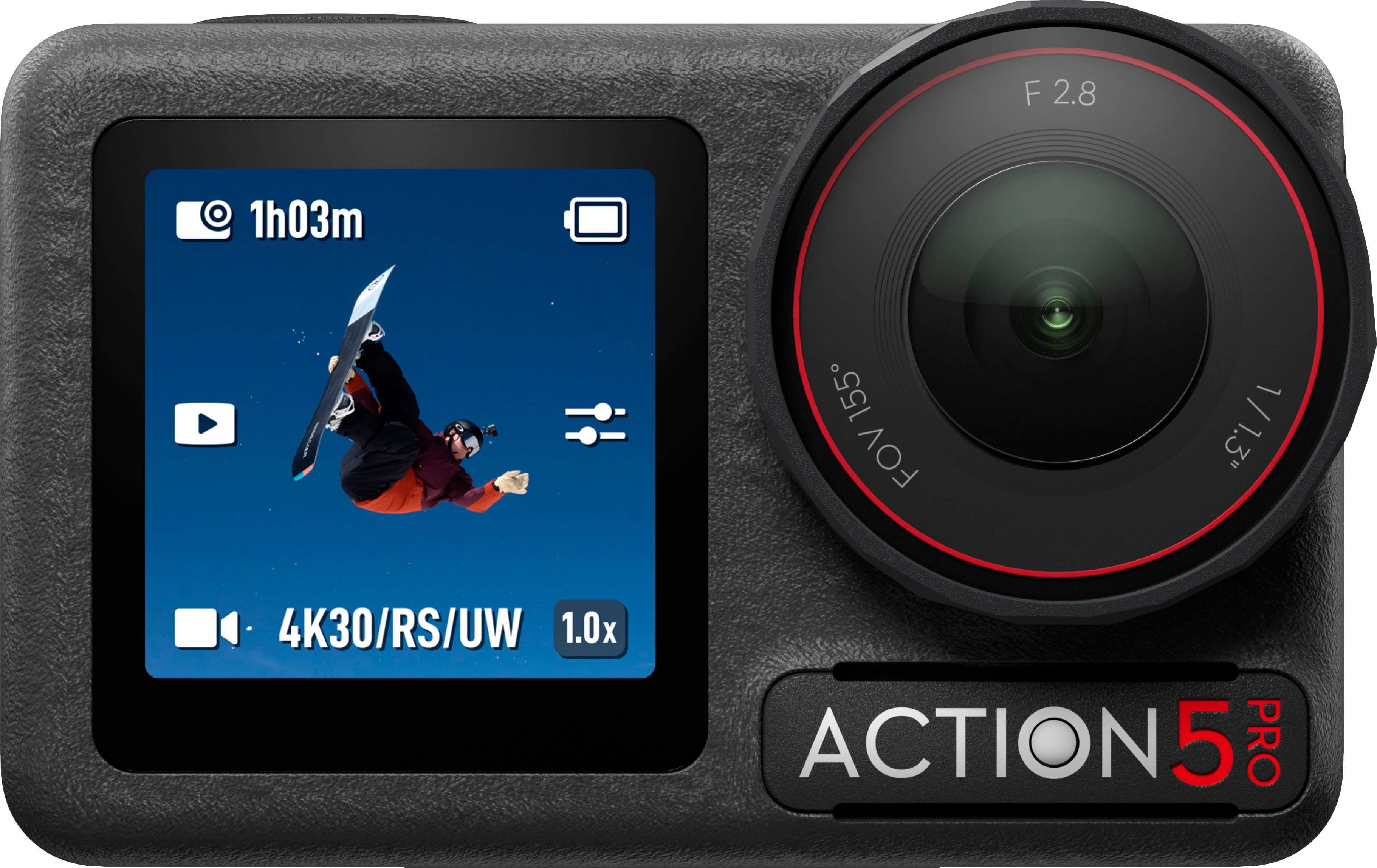 Alt View 12. DJI - Osmo Action 5 Pro 4K Action Camera Adventure Bundle - Black.