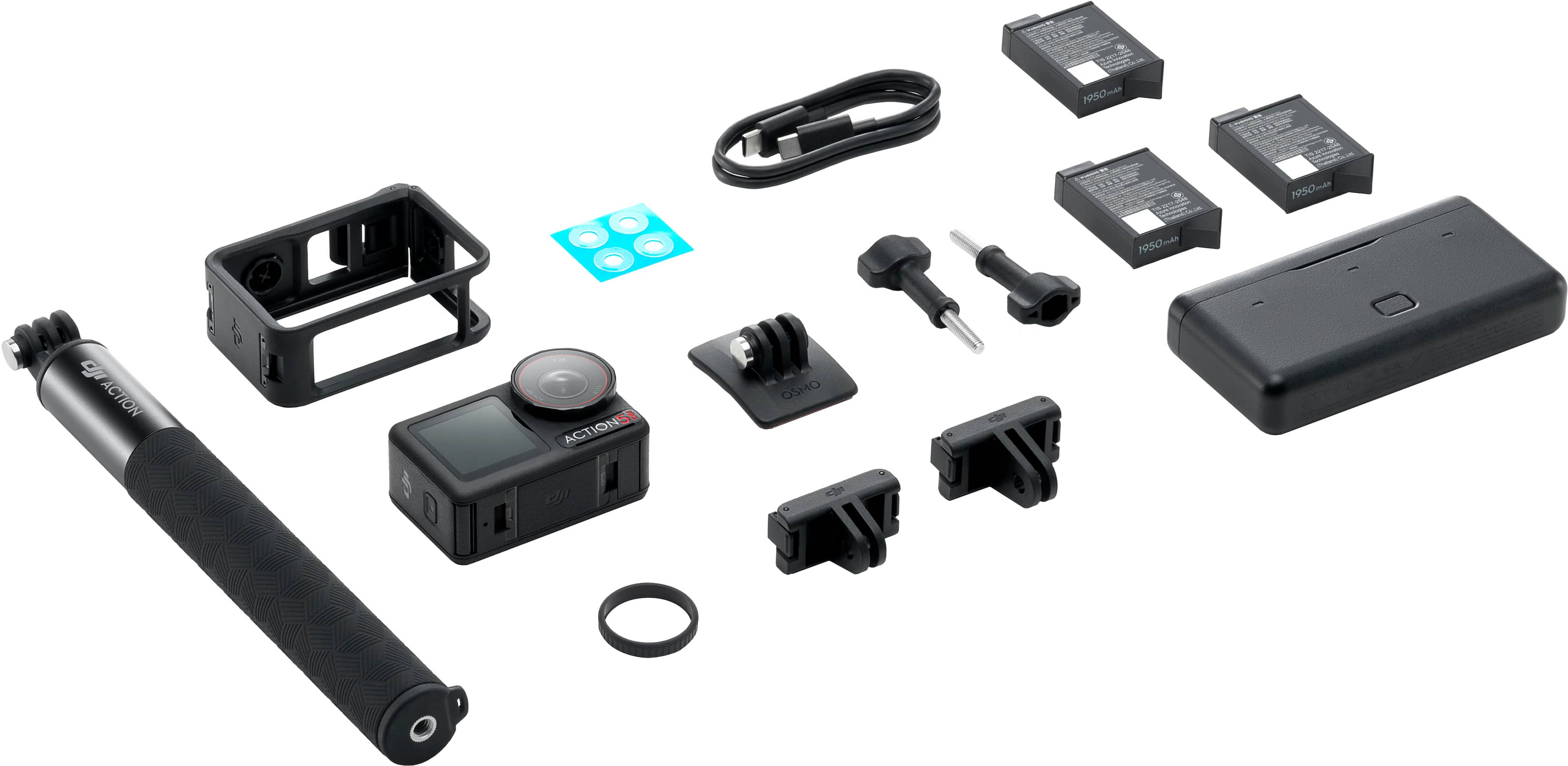 Alt View 13. DJI - Osmo Action 5 Pro 4K Action Camera Adventure Bundle - Black.