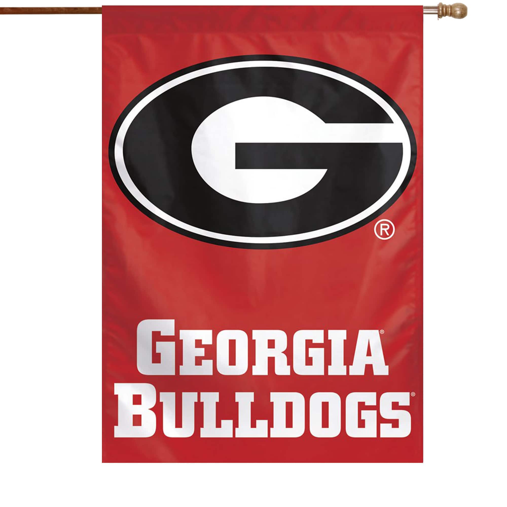WinCraft - Georgia Bulldogs 28" x 40" Big Logo House Flag - Multicolor