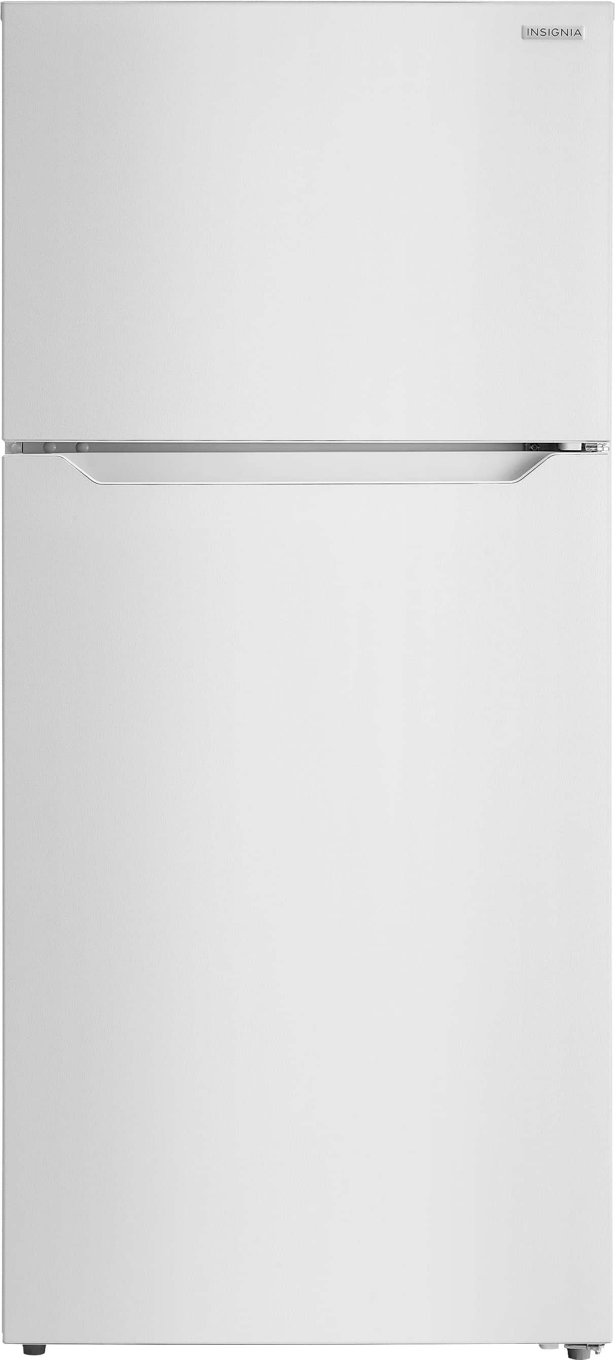Insignia™ - 14.2 Cu. Ft. Top-Freezer Refrigerator with ENERGY STAR Certification - White - Front_Zoom