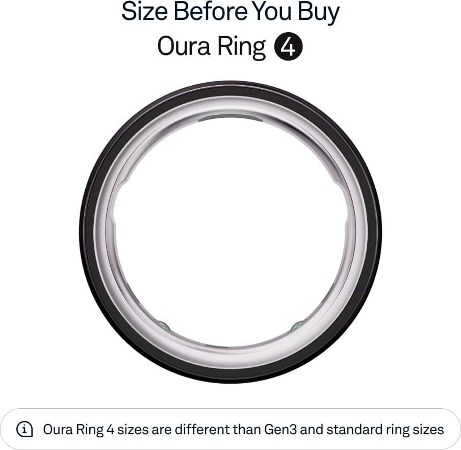 Oura Ring 4 Smart Ring Size Before You Buy With Oura Ring 4 Sizing Kit ...