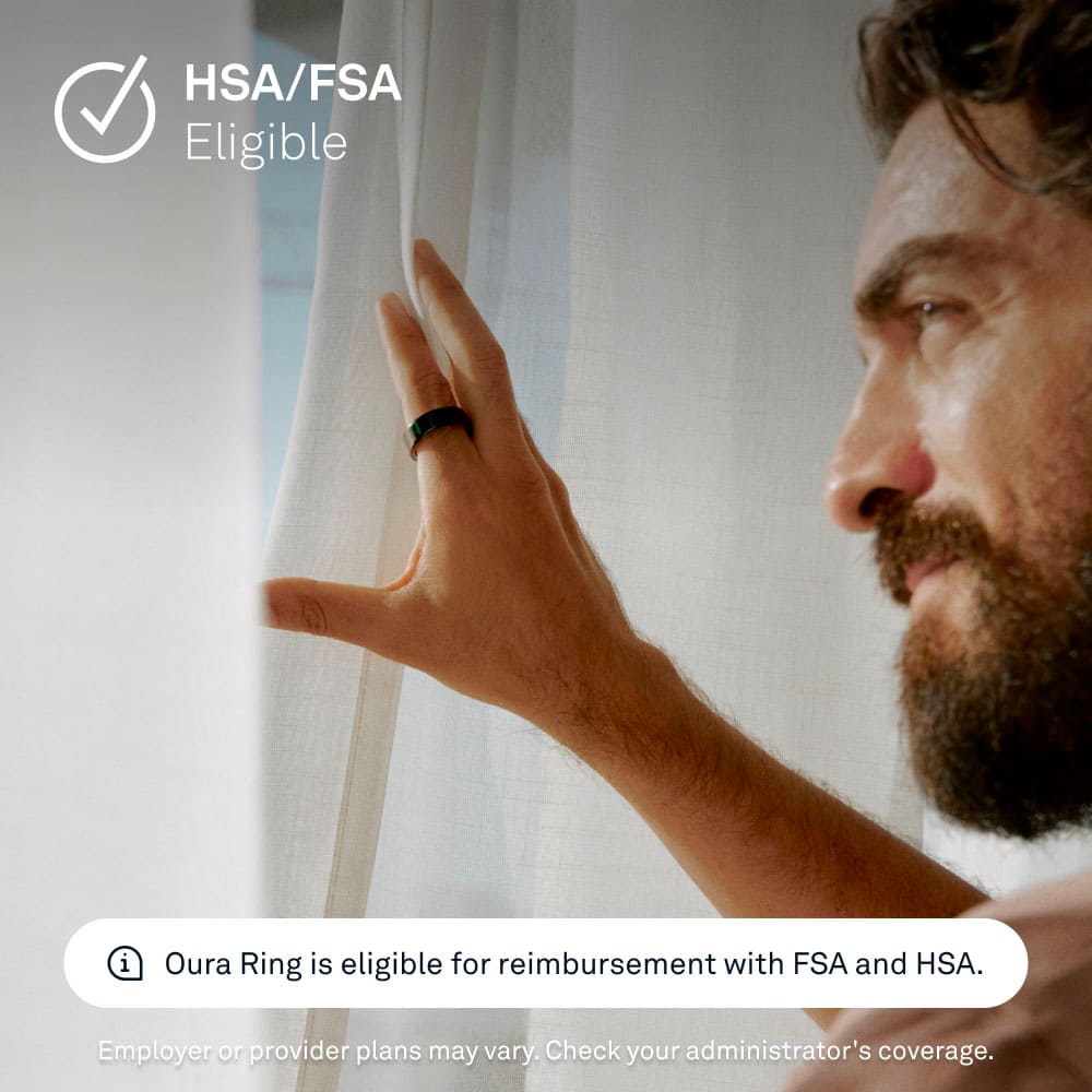 Alt View 15. Oura - Oura Ring 4 - Smart Ring - Size Before You Buy with Oura Ring 4 Sizing Kit - Size 9 - Black.