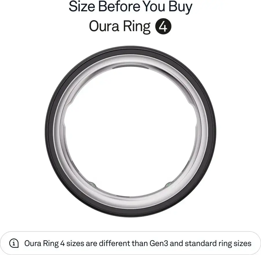 Oura Ring 4 Smart Ring Size Before You Buy with OR4 Sizing Kit Size 4
